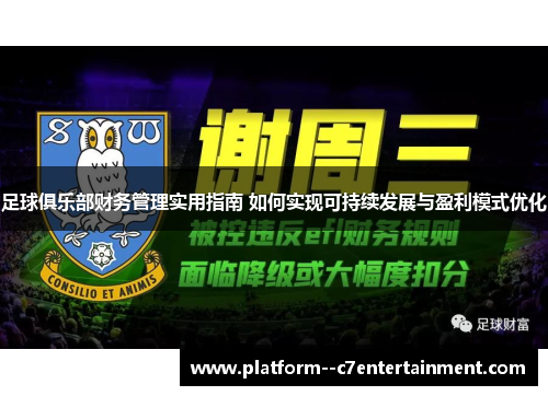 足球俱乐部财务管理实用指南 如何实现可持续发展与盈利模式优化