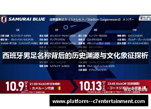 西班牙男足名称背后的历史渊源与文化象征探析